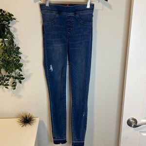 Spanx Distressed Ankle Skinny Jeans - XS